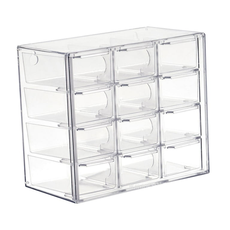 Portable Clear Small Plastic Storage Box Jewelry Beads Organizer Case  Container