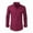 Wine, variant on Mlzmgr Mens Dress Shirts Button down Long Sleeve Slim Fitted S-3LX Shirts Businees Casual Shirts for Men