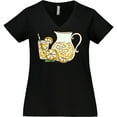thumbnail image 3 of Inktastic Fresh Lemonade Women's Plus Size V-Neck T-Shirt, 3 of 5