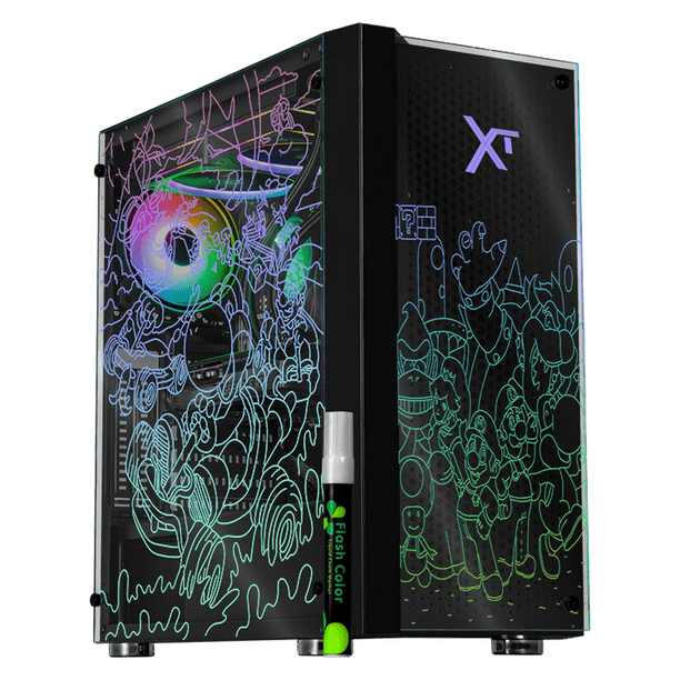 Xtreme PC Gaming Geforce RTX 5060 TI 16GB AMD Ryzen 9 7900X 32GB DDR5 SSD 1TB Sistema Liquido WIFI Black