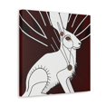 thumbnail image 5 of "Arctic Hare Art Deco" - Canvas, 5 of 25