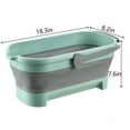 thumbnail image 3 of Openpig Collapsible Mop Bucket, Bucket for Cleaning with Handle, Multiuse Portable Water Pail for House Cleaning/Car Washing/Camping, 3 of 4