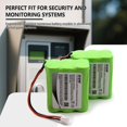 thumbnail image 5 of (Paquete de 2) Batería Ni-MH de 7,2 V Compatible con 2GIG BATT1X BATT2X BATT1 GC2 2GIG-CNTRL2 2GIG-CP2 GCKIT311 228844 Go Panel de control Sistema de seguridad Alarma 6MR2600AAY4Z Linear PERS-4200 10-, 5 of 5