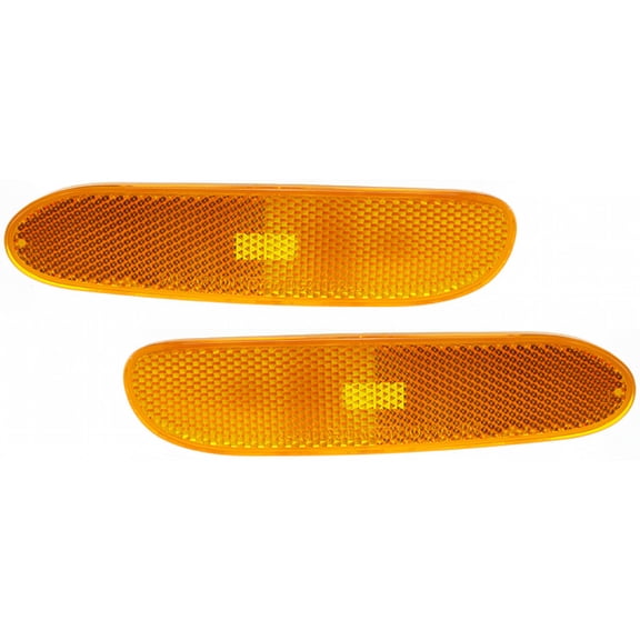 KarParts360 For 2000-2005 Plymouth Neon Side Marker Light Assembly Pair Driver & Passenger Side CH2550121 CH2551121 | 5288523AC, 5288522AC