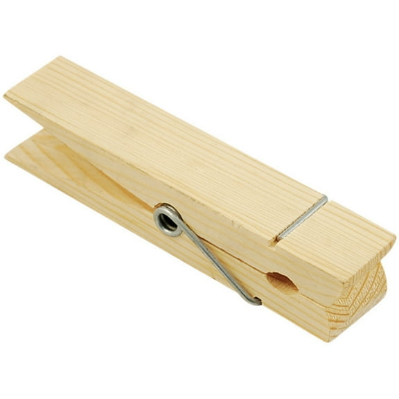 Multicraft Wood Jumbo Clothespin-Natural 5.875" 1/Pkg