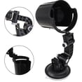 thumbnail image 4 of Adjustable Car Cup Holder for Beverages, Fits Most Vehicles, Black, 4 of 8