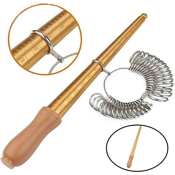 Ring Sizer Measuring Tool Set US Size 1 13 Metal for Scale Stick Women Finger Sizer Mandrel mido ring