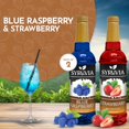 thumbnail image 2 of Syruvia Blue Raspberry & Strawberry Pure Cane Syrup, 2 of 7