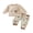 Khaki, variant on RUINIXCW Boys 2Pcs Fall Outfits Long Sleeve O Neck Letter Print Sweatshirt Fish Print Pants Sets
