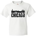 thumbnail image 3 of Inktastic Chicago Skyline Grunge Youth T-Shirt, 3 of 5