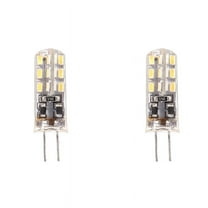 2X G4 Led Spot Light Bulb Lamp 1.5W 24 Smd 3014 Warm White 12V Dc