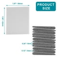thumbnail image 2 of 14 Pack Door Corner Seals, White Exterior Door Jamb Weather Stripping, Wedge Draft Plugs, 2 x 1.5 inch Foam Seals for Noise Isolation and Weather Protection, 2 of 7