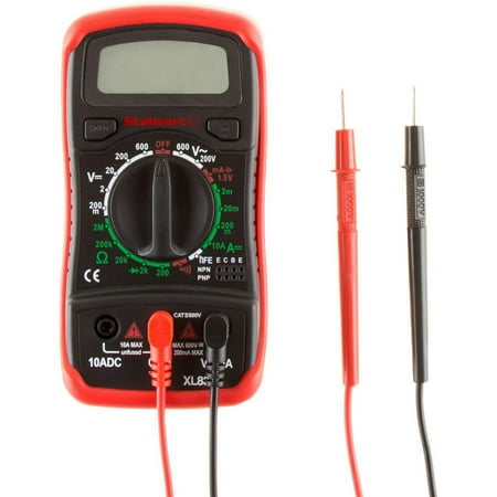 Stalwart Digital Multimeter Tester Volt Amp Ohm Frequency