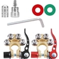 thumbnail image 2 of Kits de Conectores de Terminal de Batería de 2 Piezas, 4 Vías, Conector Positivo Negativo, con Llave en L, Cepillos de Arandela para Coches SAE, Establecer A Soledad Conectores terminales, 2 of 6