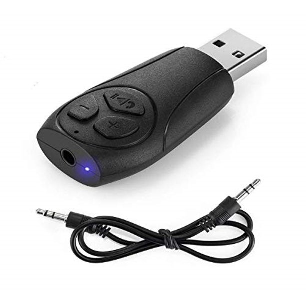 usb bluetooth 4.1 receiver wireless 3.5mm audio adapter handsfree car