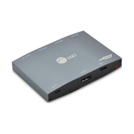 UPC: 0662774044248 | SIIG 1×4 HDMI 2.0 4K HDR EDID Splitter CE-H26K11-S1