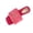 Slippers # Hot Pink, variant on Womens Slippers Open Toe Fluffy Faux Fur Slides Square Toe House Shoes with Metal Buckle Decor Elegant Indoor Scuff Footwear
