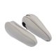 thumbnail image 1 of Par Central Asiento Apoyabrazos Funda Microfibra Cuero Gris para Auto, 1 of 6