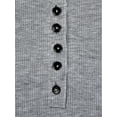 thumbnail image 4 of Julyccc Pregnants 3/4 Sleeve Button Maternity Tunic Tops, 4 of 5