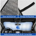 thumbnail image 3 of RT-TCZ Windshield Sunshade UV Ray Reflector Sunshade Visor for Ford F150 F250 F350 Trucks (2015+), 3 of 5