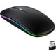 thumbnail image 1 of Rechargeable Wireless Mouse,bluetooth Mouse,two Modes(bt 5.1+2.4g Wireless) Ultra-slim/quiet(800-1200-1600),with Usb Cable,wireless Mouse For Pc/table, 1 of 5