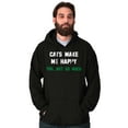 thumbnail image 5 of Cats Make Me Happy You Not So Much Hoodie Sweatshirt Women Men Brisco Brands S, 5 of 6