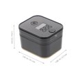 thumbnail image 3 of TEHAUX miniature cooking supplies Tiny House Rice Cooker Black ABS 1Pcs Simulation Kitchen Appliance, 3 of 6