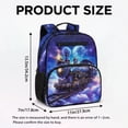 thumbnail image 7 of HUIACONG 13.5 Inch Galaxy Steam Train Kids School Backpack Adjustable Padded Shoulder Straps Water Resistant Multi Pocket Scratch Resistant Lightweight Large Capacity Bookbag for Toddler Elementary, 7 of 7