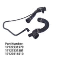 thumbnail image 5 of Lower Upper Radiator Coolant Hose with Vent Line Hose Set Fit for BMW 325i 328i 330i 17127531579 17127531581 17127618510, 5 of 5