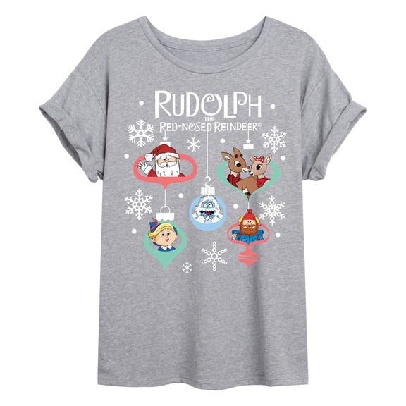Rudolph - Rudolph Ornaments - Women's Oversized Graphic T-Shirt