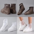 thumbnail image 2 of 1pcs Shoes Covers For Rain Flats Ankle Boots Cover PVC Reusable Cover D5E7 For Shoes Waterproof Internal Layer With K7A2, 2 of 8