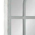 thumbnail image 4 of Kate and Laurel Boldmere Traditional Windowpane Accent Mirror, 22" x 38", White and Gray, Rustic Farmhouse-Inspired Home Decor, 4 of 8