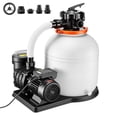 thumbnail image 1 of KFFKFF 16 in Sand Filter Pump for Above Ground Pool, 0.75 HP 4400 GPH, Swimming Pool Sand Filter Pump with Pre-Assembled Core & Leak-Resistant Design, 6-Way Valve, 1 of 9