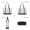 thumbnail image 6 of FORMRS Canvas Laptop Tote Bag for Women with 15.6" Computer Compartments Shoulder Handbag, Colorful Gummy Bears Pattern, 6 of 7