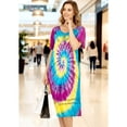 thumbnail image 3 of HAPPY BAY Women's Summer Relaxed Pullover House Wear Dresses M-L 2968, 3 of 5