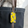 thumbnail image 6 of Square 2Pack PU Leather Koala Cruise Luggage Tag with Privacy Cover and Stainless Steel Ring - Suitable for Travel Handbags Backpacks Luggage Tags, 6 of 6
