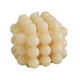 thumbnail image 2 of Vela cúbica de cera de soja con aceite esencial, vela de aromaterapia, suministros para bodas Beige, 2 of 9