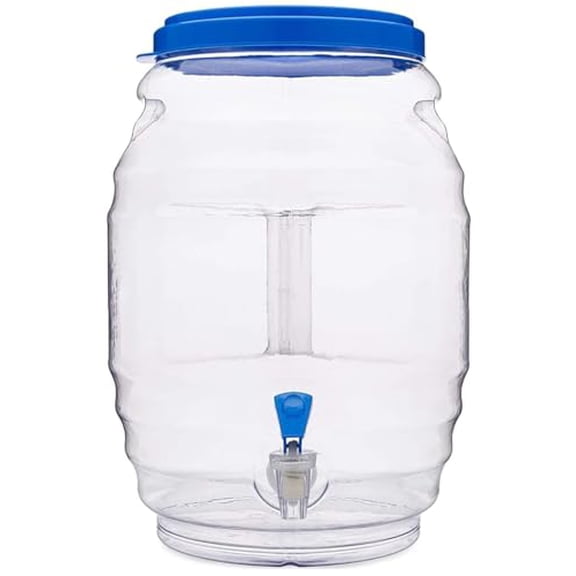 5 Gallon Plastic Jug Vitrolero Water Dispenser Container With Handle & Spout