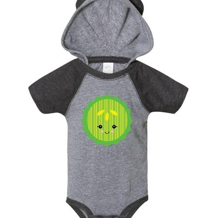 

Inktastic kawaii pickle slice Gift Baby Boy or Baby Girl Bodysuit