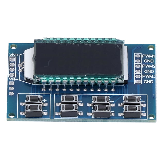 Generador de señales PWM de 3 canales, pulso ajustable, onda cuadrada y rectangular, módulo de ciclo de trabajo de frecuencia