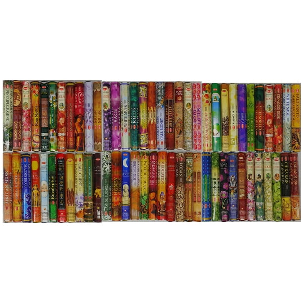 Variedad de varitas de incienso HEM, 12 cajas, 240 varitas