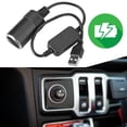 thumbnail image 2 of YongCo USB 5V to 12V Cigarettes Lighters Adapter USB 5V 2.4A to 12V 1A Step Up Car Cigarettes Lighters Socket Converters Cable, 2 of 10
