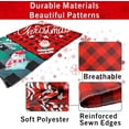 thumbnail image 4 of 2 Pack Christmas Dog Bandanas Double-Sided Plaid Snowman Santa Dog Christmas Bandana for Puppy Costume Christmas Decorations Multiple Sizes Offered Triangle Xmas Pet Scarf Bibs Kerchief Gifts, 4 of 5