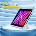 thumbnail image 6 of Dteck for iPad Mini6 Heavy Duty Kickstand Case withbPencil Holder, 8.3" 2021 Rugged Hybrid Shockproof Cover with 360° Rotatable Hand Grip & Shoulder Strap for Kids/Adults, Skyblue, 6 of 7