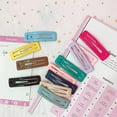thumbnail image 6 of Jiaroswwei Fashion Candy Color Snap Barrette Bendy Hair Clip Bobby Pin for Women Girls, 6 of 8