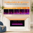thumbnail image 4 of Costway 42 Inches Ultra-Thin Electric Fireplace Wall-Mounted & Recessed Fireplace Heater, 4 of 10