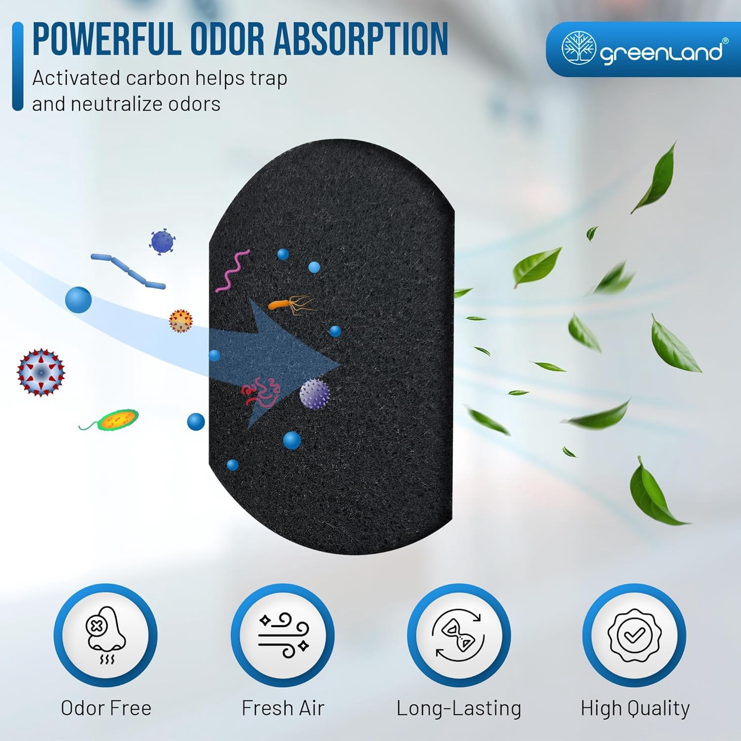 ® 12-Pack Carbon Filter Refills Compatible with Ubbi® Diaper Pail – Activated Charcoal Odor Absorbing Pads, Long-Lasting Deodorizer Replacement for Ubbi Steel Diaper Pail