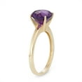 thumbnail image 2 of 10k gold round gemstone ring, 2 of 2