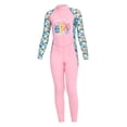thumbnail image 2 of Traje de baño para niños, traje de baño con cremallera, manga rga, trajes completos, traje de buceo, traje húmedo para deportes acuáticos, kayak, su Rosa XL DYNWAVEMX traje de neopreno para niños, 2 of 6