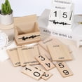 thumbnail image 5 of Uxcell Wooden Desk Calendar Block Perpetual with 9 Blocks, White, 5 of 7